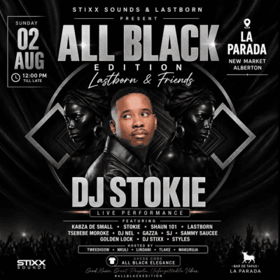 DJ Stokie Stixx Sounds Live Sessions and LastBorn presents DJ Stokie Live at La Parada New Market, Alberton Mp3 Download